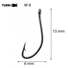 Крючки TURBO AKITAGITSUNE (Black Nickel)
