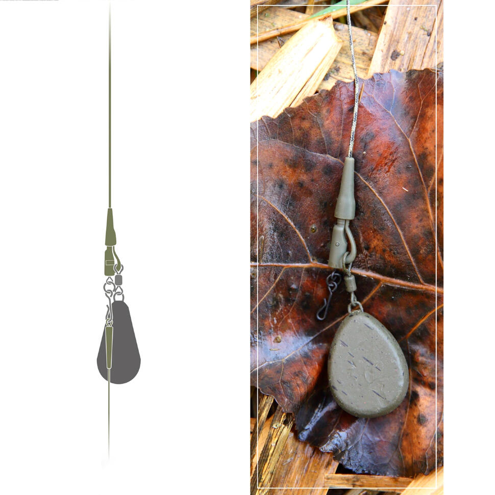 Монтаж Rich Carper безопасная клипса Safety Lead Clip Rig System ver.II