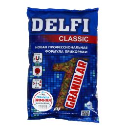 Прикормка Delfi зимняя гранула 500 г.