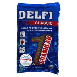 Прикормка Delfi зимняя гранула 500 г.