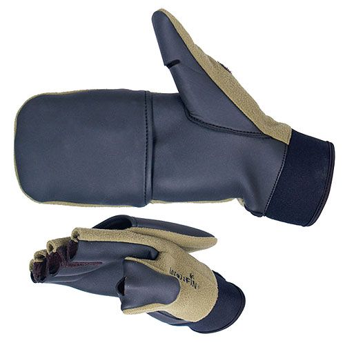 Перчатки-варежки Norfin WINDPROOF отстегивающиеся
