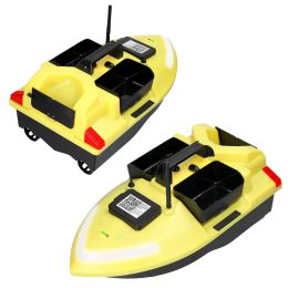 Кораблик закормочный FlyTec V020 2кг загрузка, радиус 500 метров, 5200 Mah, GPS 40 точек, желтый