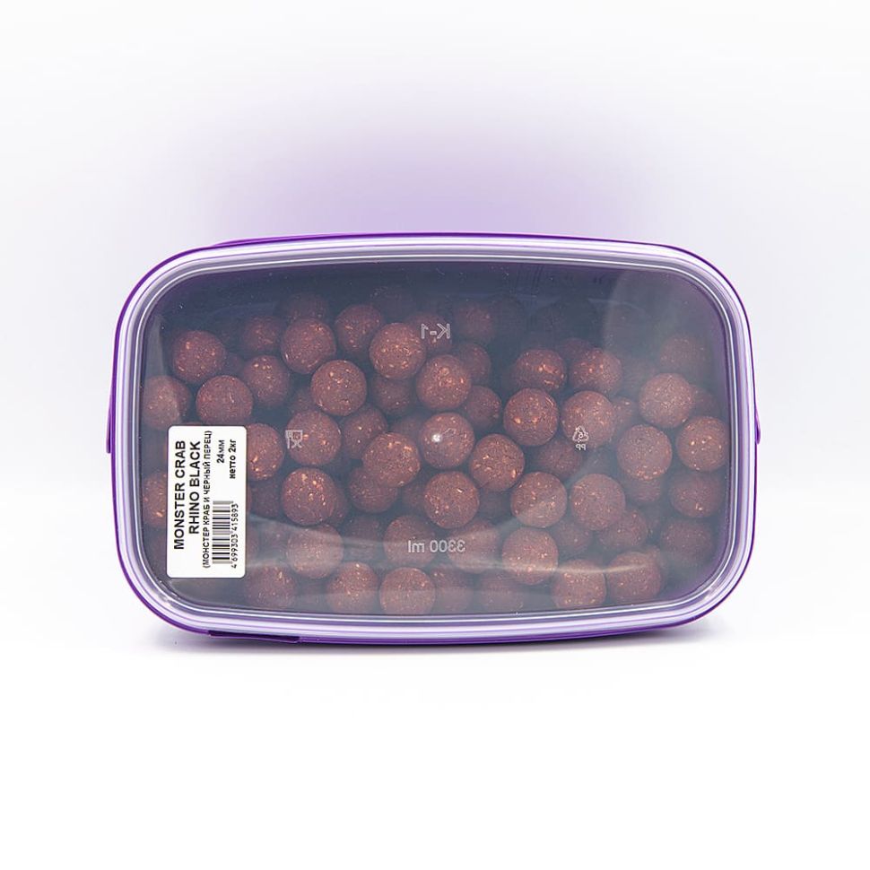 Бойлы растворимые Rhino Baits 24 мм, ведро 2 кг