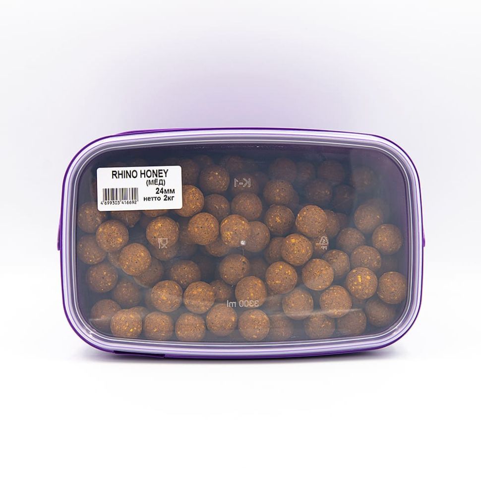 Бойлы растворимые Rhino Baits 24 мм, ведро 2 кг