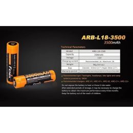 Аккумулятор Fenix ARB-L18-3500 Li-ion Battery (Plastic Box)