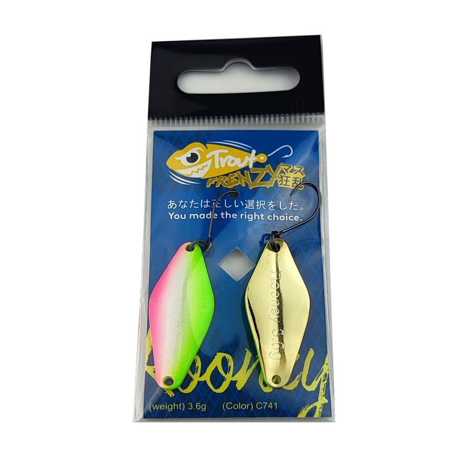 Блесна форелевая Trout Frenzy Rooney 3.6gr