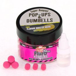 Плавающие бойлы Dynamite Baits Fluro Pop Ups & Dumbells Super Buoyant 10мм