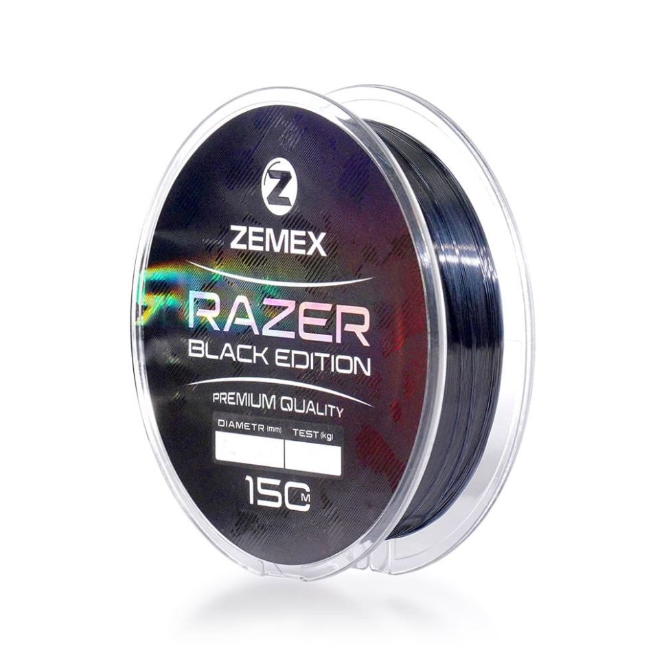 Монофильная леска ZEMEX Razer Black Edition 150m