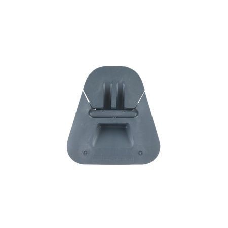 Рым с полукольцом большой 55мм серый