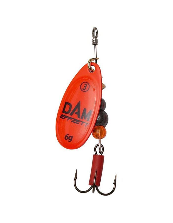Блесна DAM Effzett Fluo Spinner №4