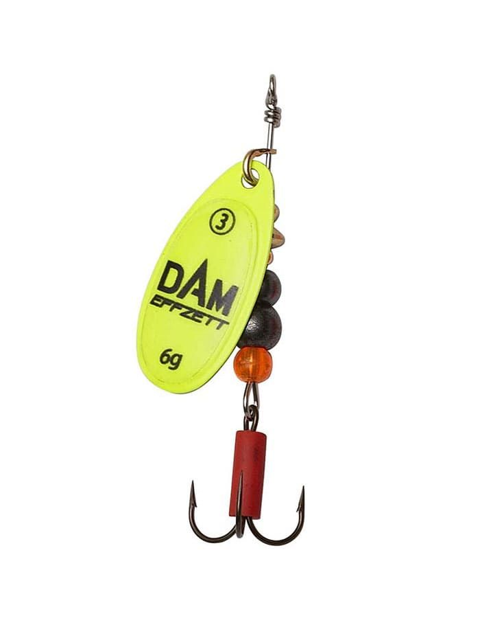Блесна DAM Effzett Fluo Spinner №4