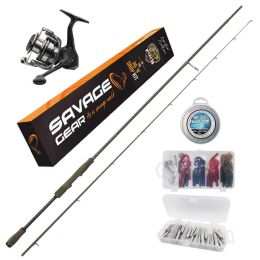 Спиннинговый набор Savage Gear Perch Academy Kit №3 - The Jig 'N' Drop Kit