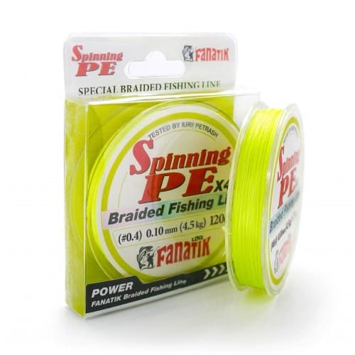 Шнур плетеный FANATIK SPINNING PE X4 120 м.