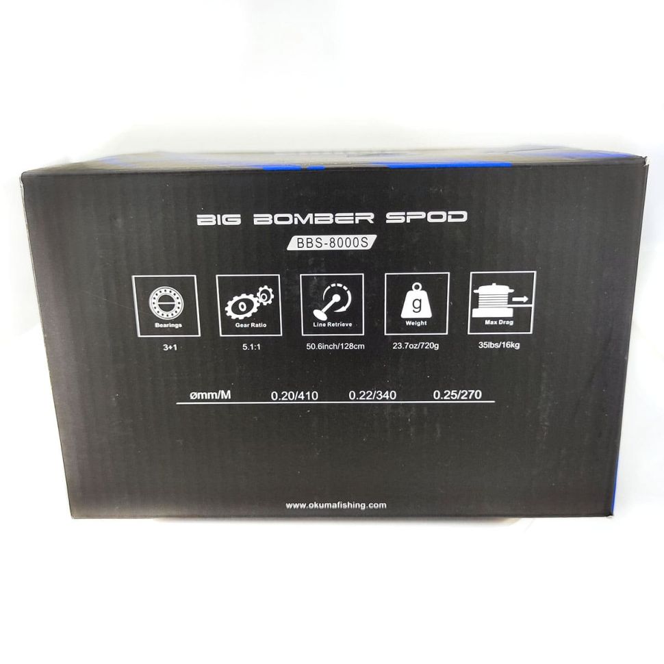 Катушка Okuma Big Bomber SPOD BBS-8000S
