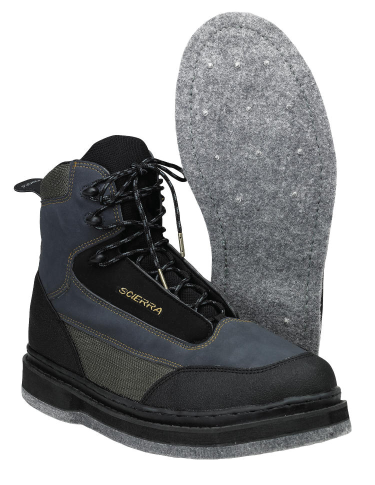 Ботинки для вейдерсов с шипами Scierra Riptide Wading Shoe Felt w/Studs
